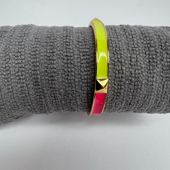 Kate Spade Multicolored Bangle Bracelet with Gold Studs - Picture 2 of 11